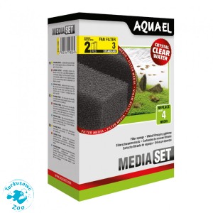 AQUAEL wkład gąbkowy Fan 3 Plus (2szt)