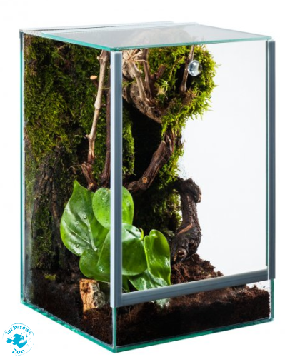 Terrarium 15x15x20 cm, 4,5l, 3mm - dla pająka z wbudowaną wentylacją
