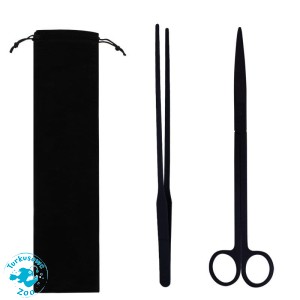 Deep Aqua Zestaw Narzędzi 3szt Czarny Prosty