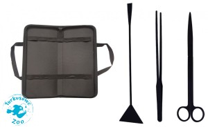 Deep Aqua Zestaw Narzędzi 4szt Czarny Prosty