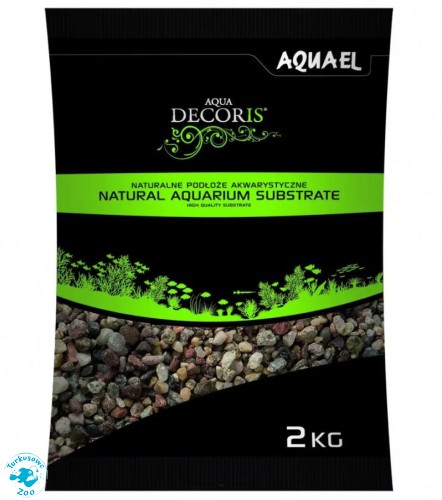 Aquael Żwir Naturalny Wielobarwny 3-5 mm - 2kg