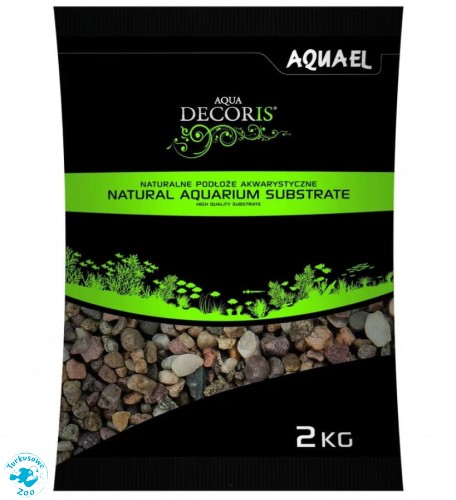 Aquael Żwir Naturalny Wielobarwny 5-10 mm - 2kg