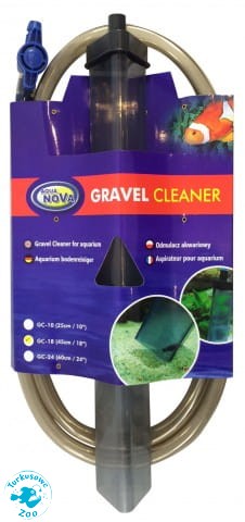 AQUA NOVA Odmulacz z zaworem 45cm GC-18