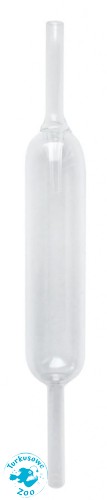AQUA NOVA Szklany licznik bąbelków Co2 , 120mmx17mm