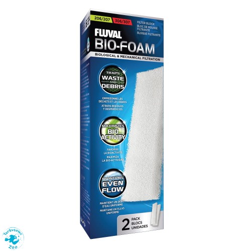 FLUVAL BIO-FOAM Wkłady z pianki, 2-pak - 206/306, 207/307